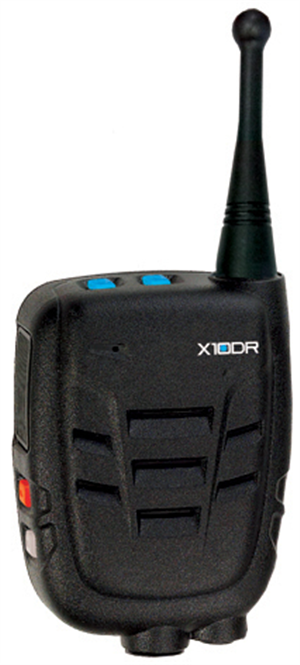 X10DR® Long Range Secure Wireless Microphone for Mobile Vehicle Two Way Radios